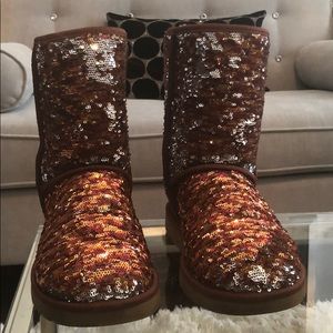 UGG Women’s Classic Short Sequin Fashion Boot